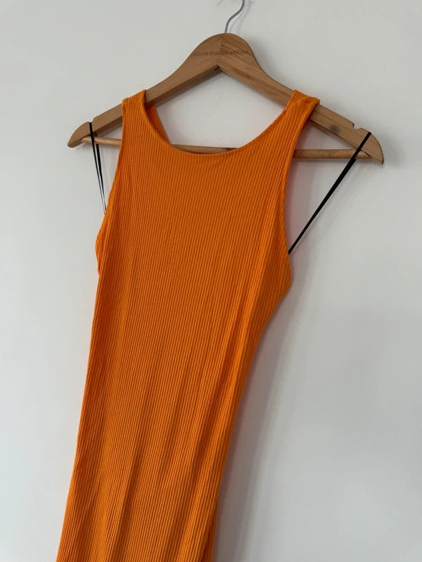 H&M Bodycon Yellow Dress Maxi, photo 3 of 5