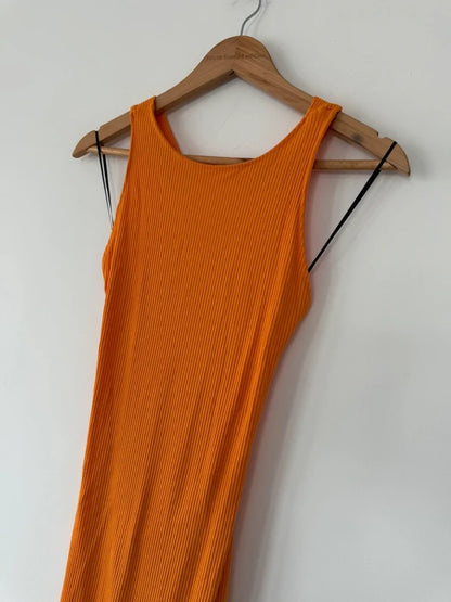 H&M Bodycon Yellow Dress Maxi, photo 3 of 5