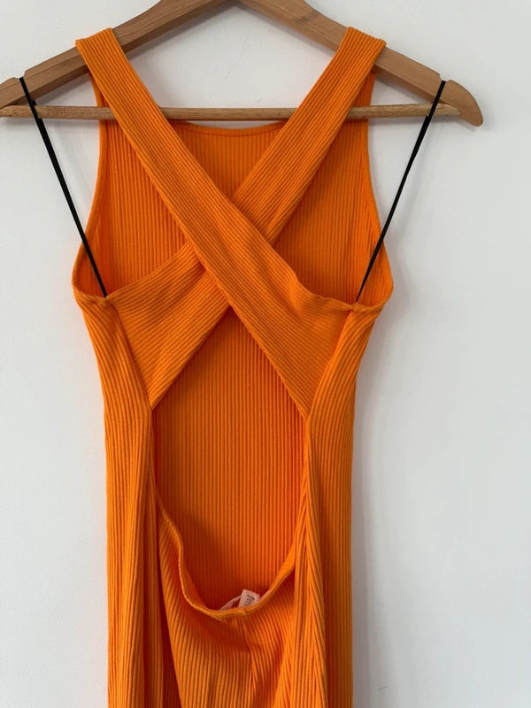 H&M Bodycon Yellow Dress Maxi, photo 5 of 5