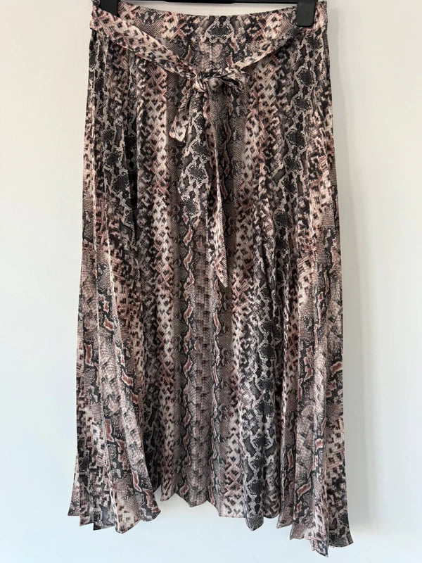 Topshop Animal Print Long Skirt, preloved