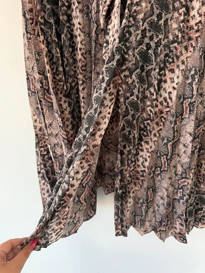 Topshop Animal Print Long Skirt, photo 4 of 5