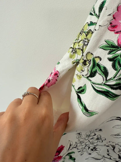 Joules White Floral Summer Dress, photo 3 of 5