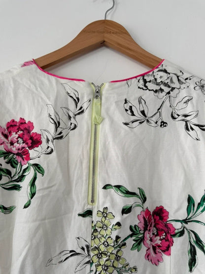 Joules White Floral Summer Dress, photo 5 of 5
