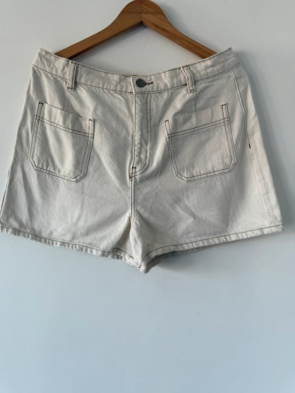 Primark Off White Jean Shorts, preloved