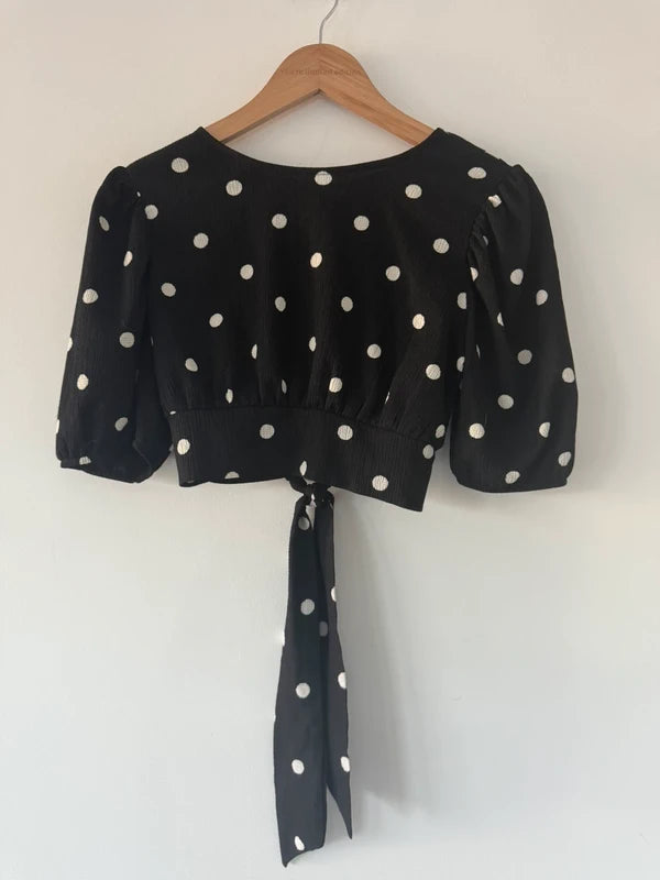 H&M Polka Dot Croptop, photo 2 of 4