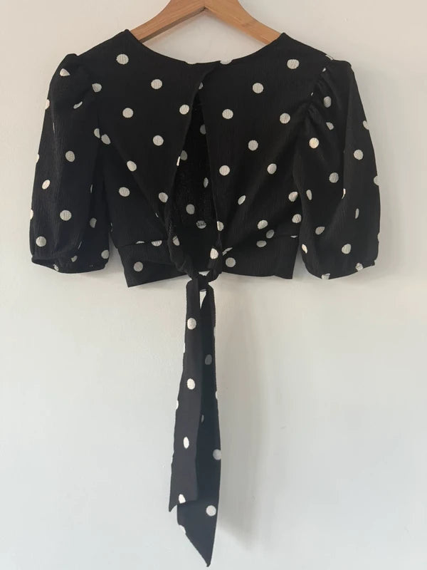 H&M Polka Dot Croptop, photo 3 of 4
