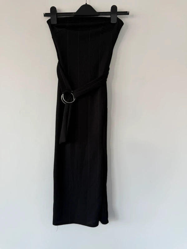 New Look Black Starless Bodycon Dress, preloved