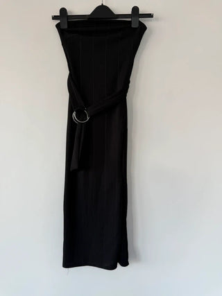 New Look Black Starless Bodycon Dress, preloved