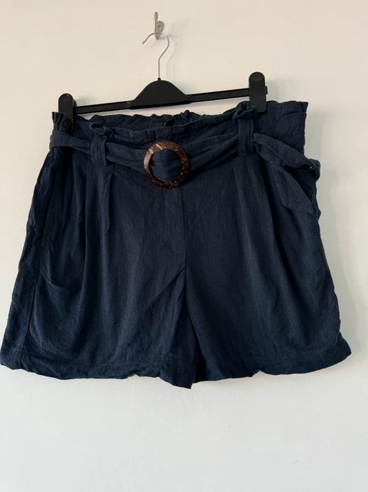 New Look Navy Blue Shorts, photo 2 of 3