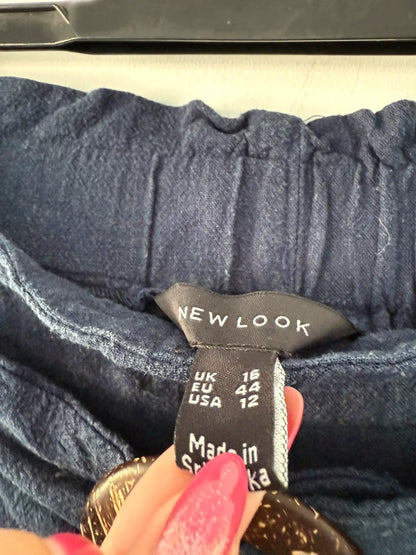 New Look Navy Blue Shorts, photo 3 of 3