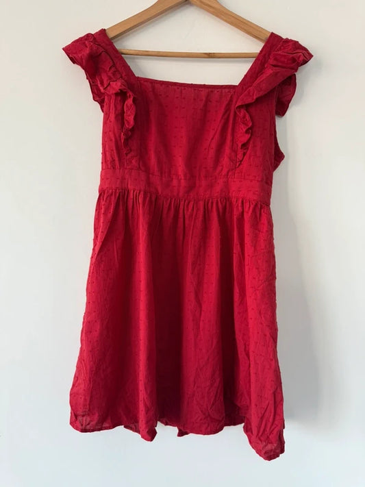 Shein Red Summer Flowy Dress, preloved