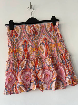 Primark Colourful Summer Skater Skirt, preloved
