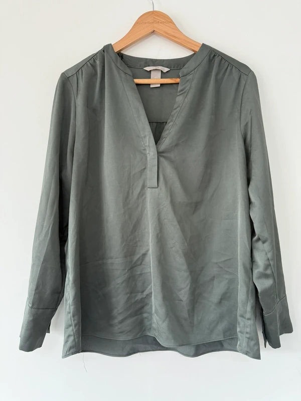 H&M Grey Blouse, preloved