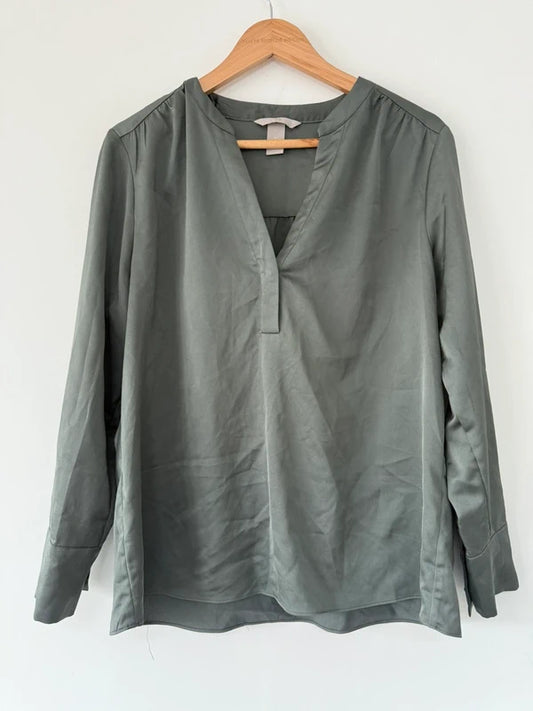 H&M Grey Blouse, preloved