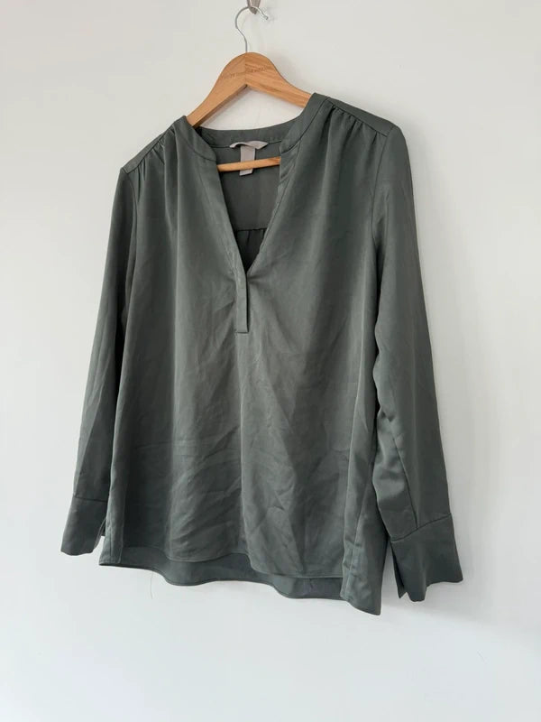 H&M Grey Blouse, photo 3 of 4