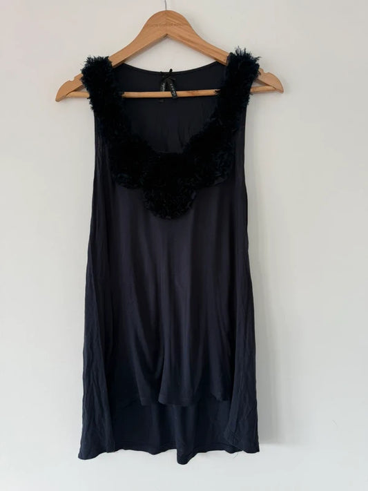 Atmosphere Navy Blue Vest Top, preloved