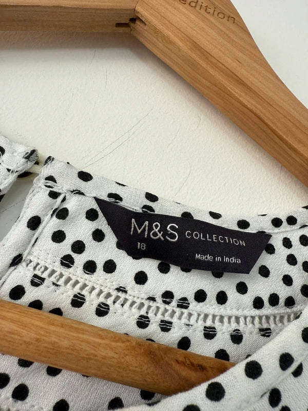Marks and Spencer’s Polka Dot Blouse, photo 4 of 5