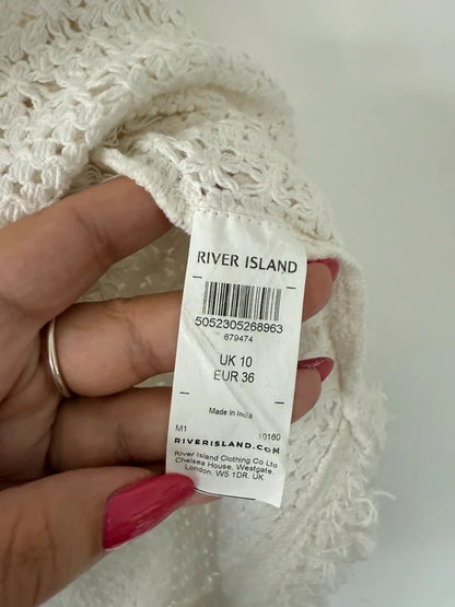 River Island Cream Crochet Top, photo 5 of 5