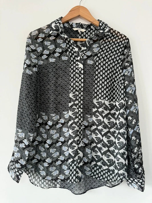 Next Patterned Blouse, preloved