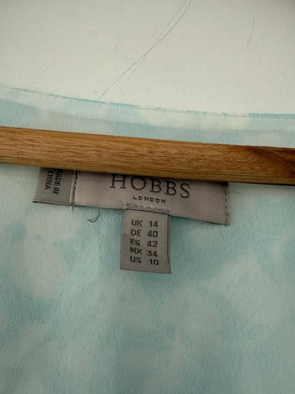 Hobbs Blue Floral Button Blouse, photo 4 of 5