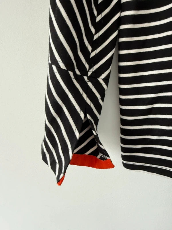 Warehouse Black Striped Jumper, photo 3 of 5