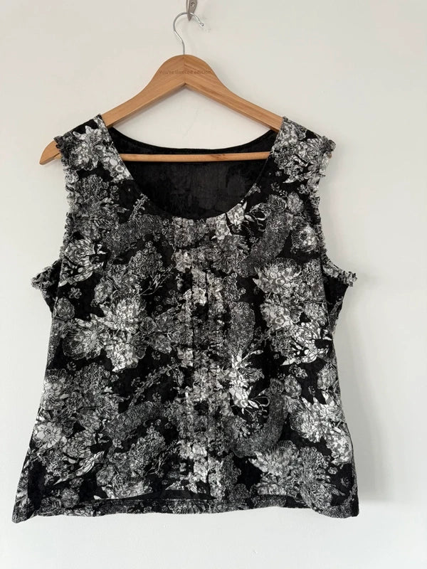 Tia Black Y2k Style Blouse, photo 2 of 5