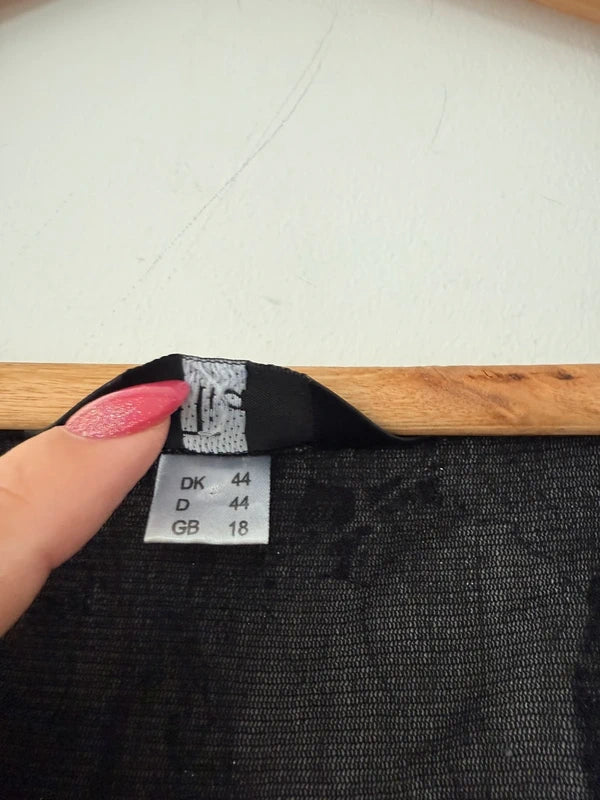Tia Black Y2k Style Blouse, photo 5 of 5