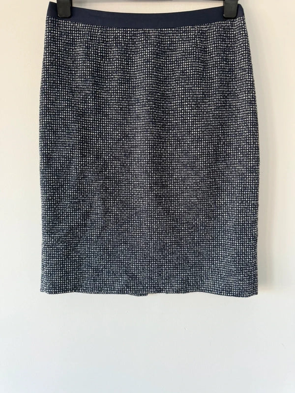 Boden Navy Patterned Skirt Size 12 Regular, photo 2 of 5