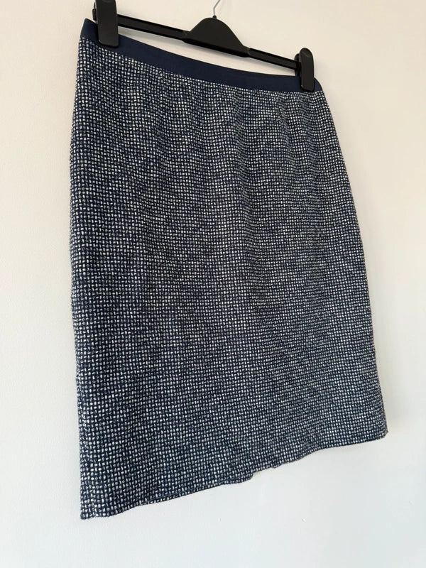 Boden Navy Patterned Skirt Size 12 Regular, photo 3 of 5