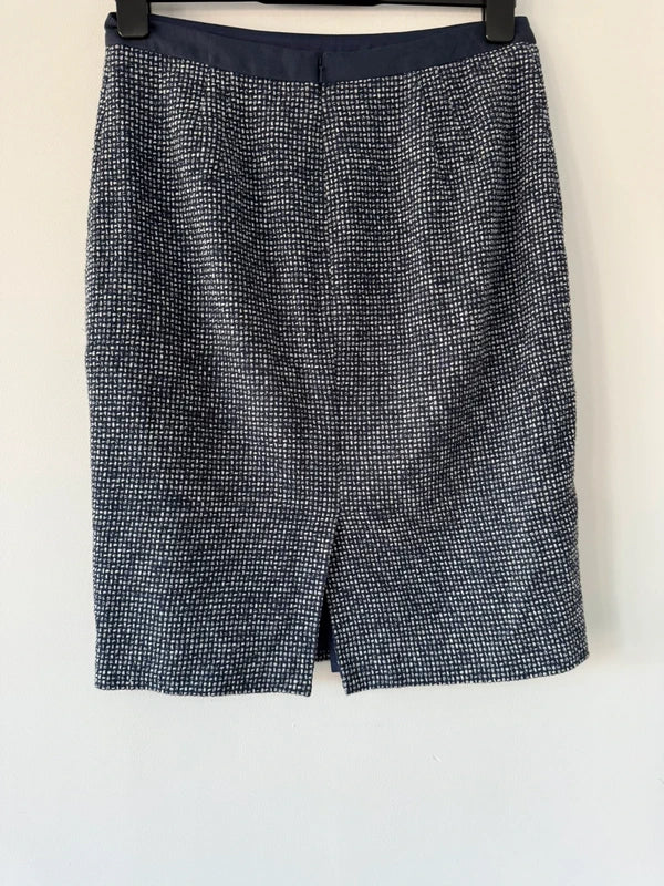 Boden Navy Patterned Skirt Size 12 Regular, photo 4 of 5