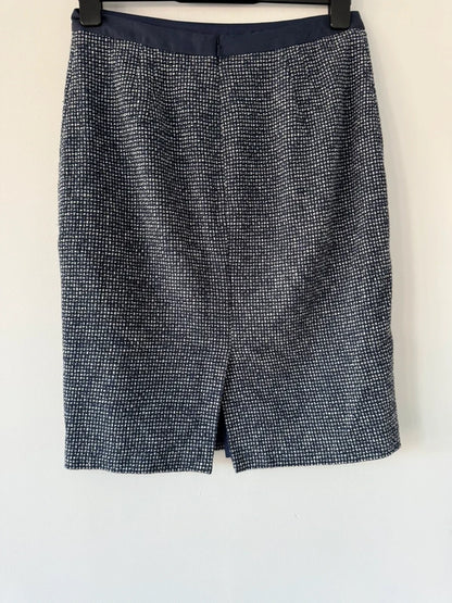 Boden Navy Patterned Skirt Size 12 Regular, photo 4 of 5