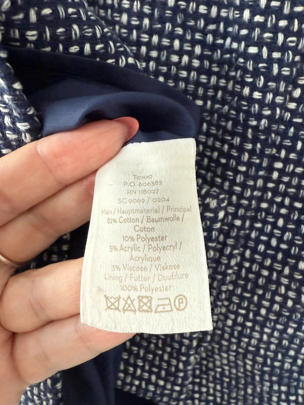 Boden Navy Patterned Skirt Size 12 Regular, photo 5 of 5