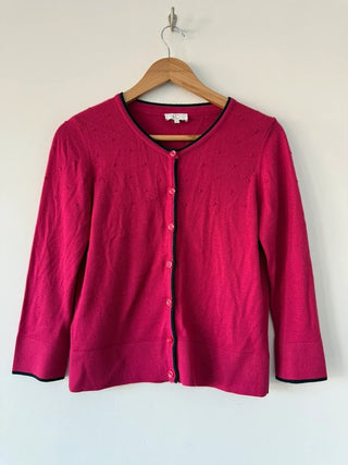 Country Casuals Pink Knotted Cardigan, preloved
