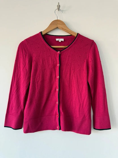Country Casuals Pink Knotted Cardigan, preloved