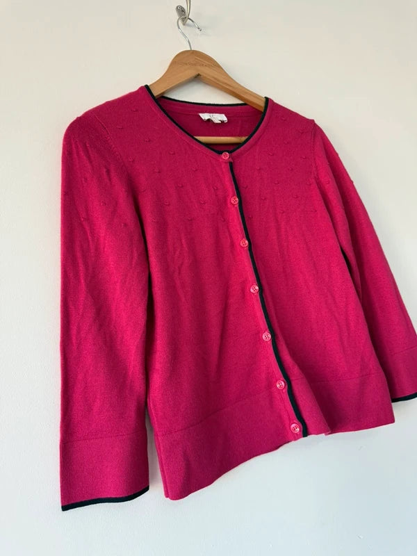 Country Casuals Pink Knotted Cardigan, photo 2 of 5