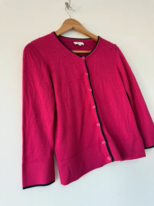 Country Casuals Pink Knotted Cardigan, photo 2 of 5