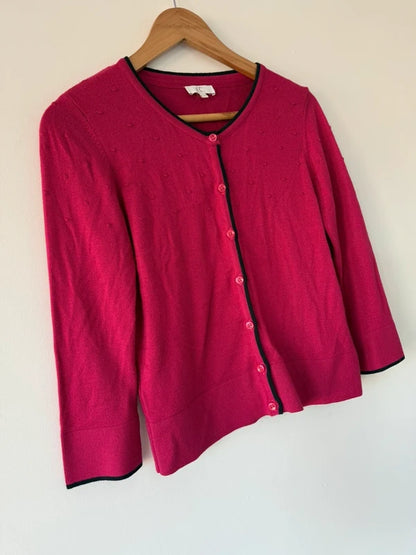 Country Casuals Pink Knotted Cardigan, photo 3 of 5