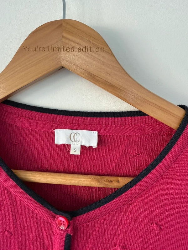 Country Casuals Pink Knotted Cardigan, photo 4 of 5