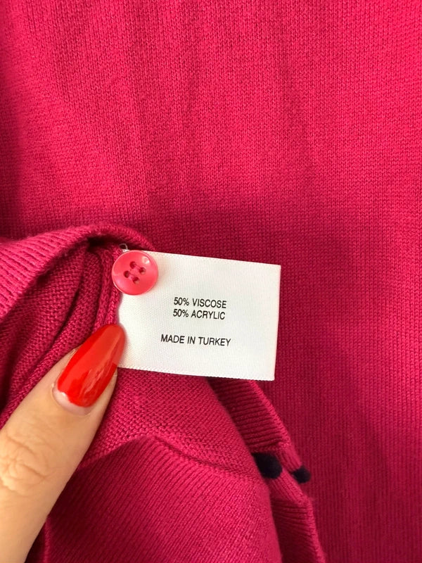 Country Casuals Pink Knotted Cardigan, photo 5 of 5
