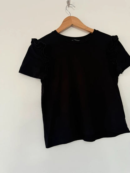 Zara Black Crop T Shirt, photo 2 of 3