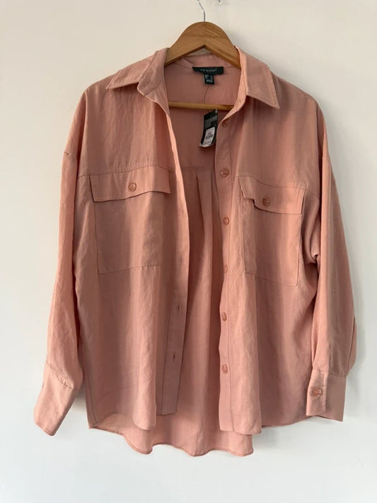 Primark Pink Shirt Size 12 New with Tags, photo 2 of 3