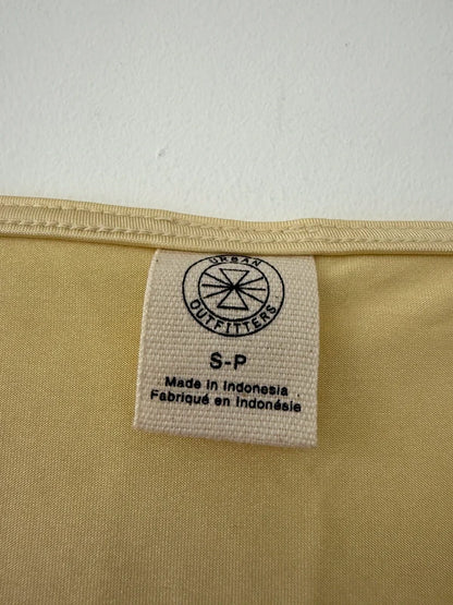 Urban Outfitters Yellow Silky Style Crop Top, photo 3 of 4