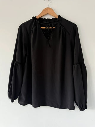 Papaya Black Blouse, preloved