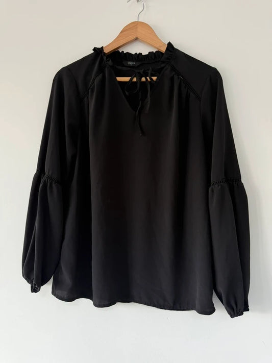 Papaya Black Blouse, preloved