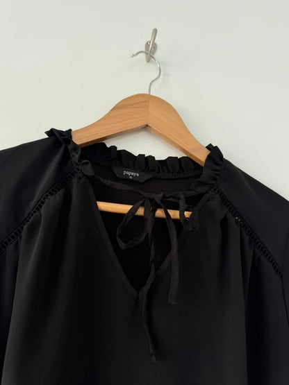 Papaya Black Blouse, photo 2 of 2