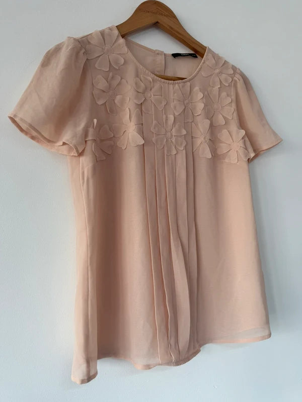 Oasis Floral Light Pink Blouse, photo 2 of 4