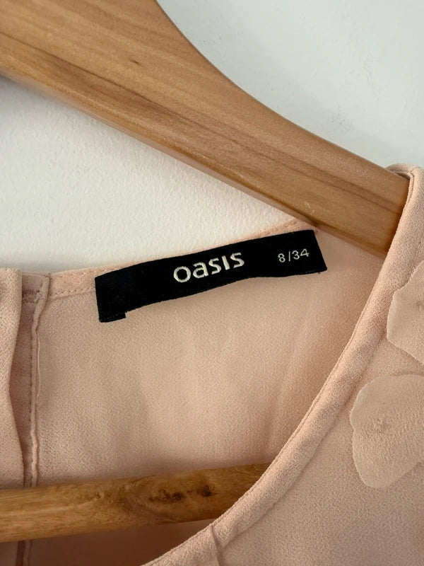 Oasis Floral Light Pink Blouse, photo 4 of 4