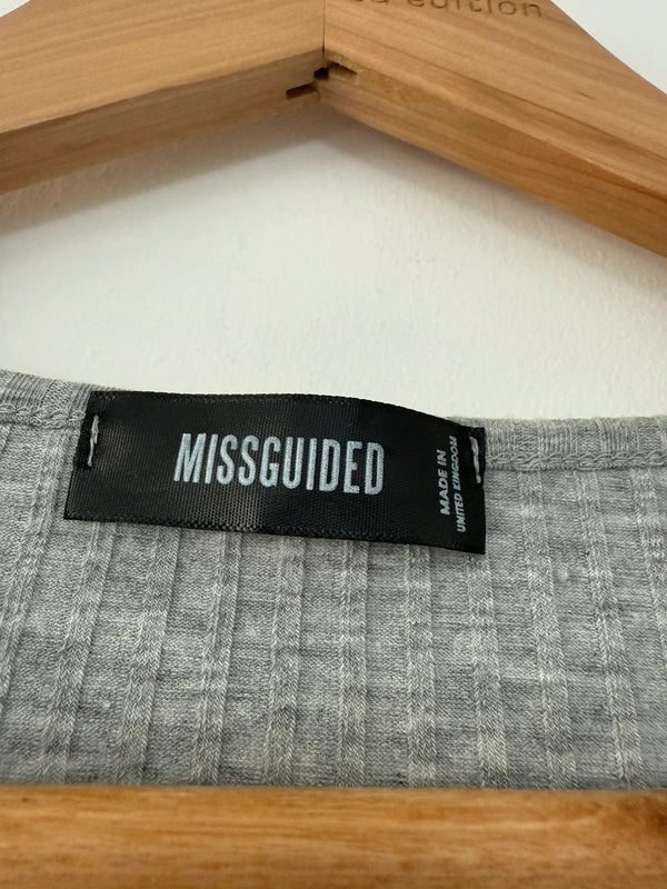 Missguided Grey Ruched Top, photo 3 of 3