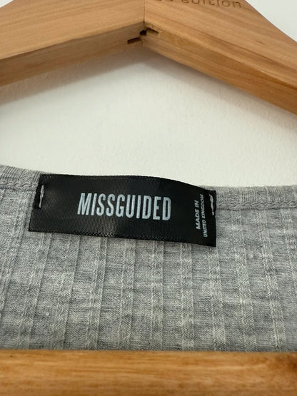 Missguided Grey Ruched Top, photo 3 of 3