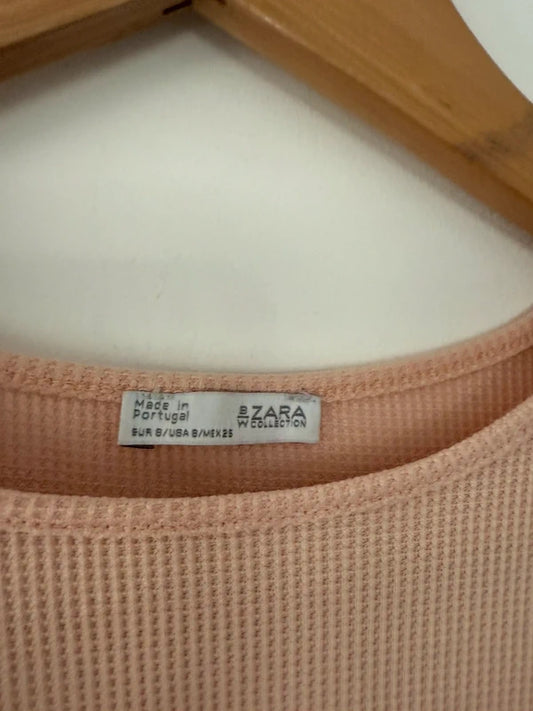 Zara Pink Peplum Top, photo 2 of 4